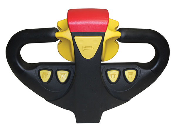 PowerStak ergonomic handle with left and right hand controls